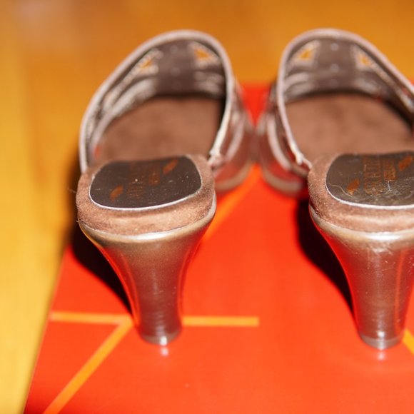 Aerosole Allegiance-Brown Heeled Sandal 7.5 - Picture 3 of 5